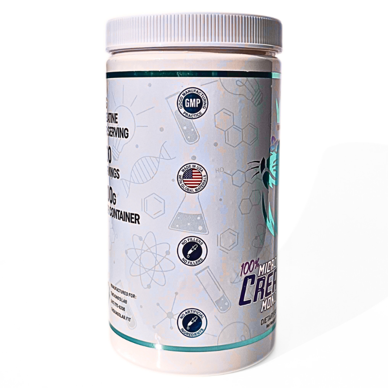 Micronized Creatine Monohydrate Powder – Unflavored, 500g (100 Servings) – Pure 5g Creatine, Vegan & Gluten-Free